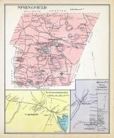 Springfield, Springfield West, Springfield East, Keyes, New Hampshire State Atlas 1892